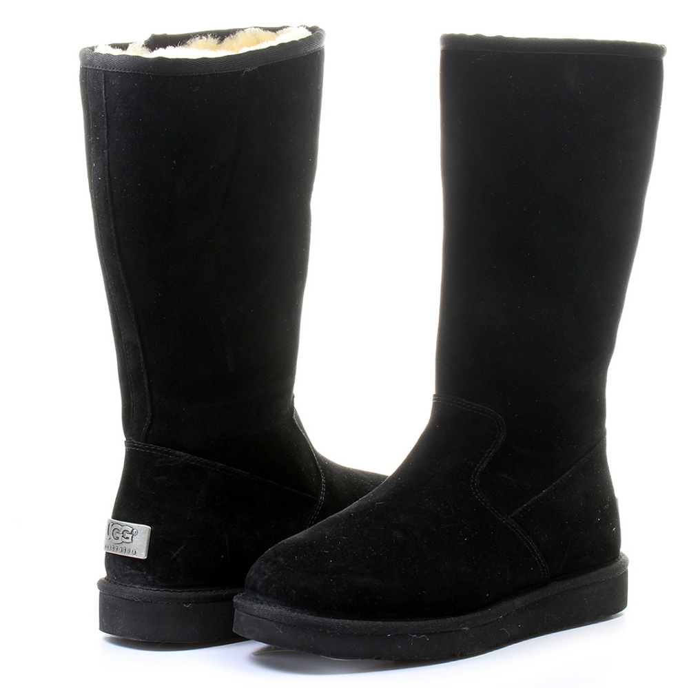 UGG Australia Sumner 1005375 Black Shearling Lined Boots 6